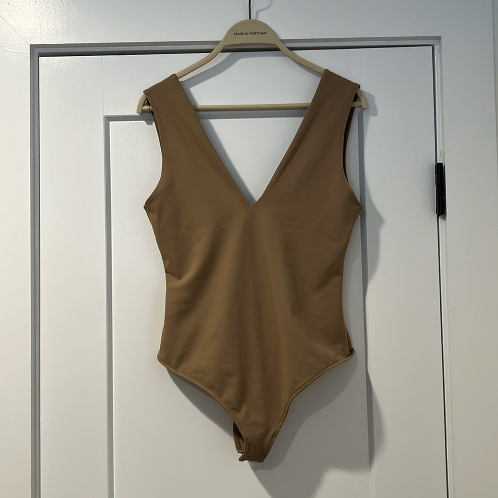 Free People Intimately Bodysuit- tan